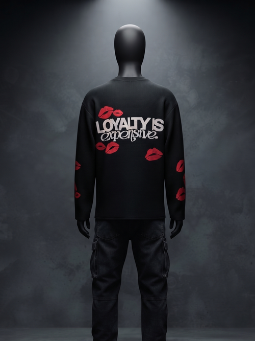 Drip Trip "Loyalty Is Expensive" Long-Sleeve Waffle Tee